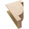 Ekena Millwork 11"W x 22"D x 33"H Classic Alpine Rough Cedar Woodgrain TimberThane Corbel, Primed Tan CORUR11X22X33ALPRCPR - alternate 4